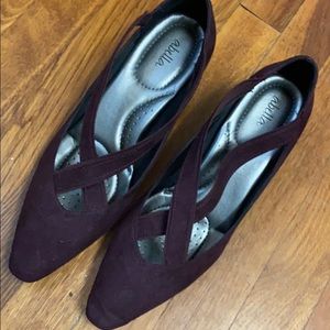 Abella Designer Burgundy Shoe